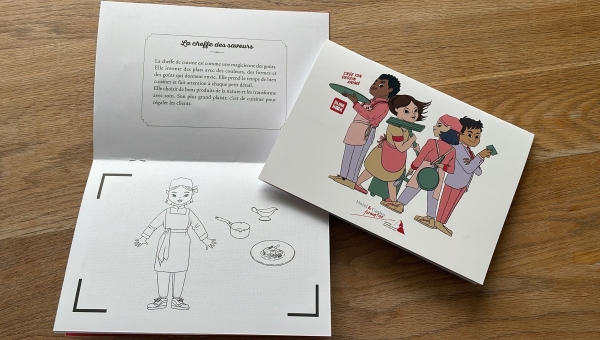 Valais: des carnets de coloriage qui s'animent pour présenter les métiers de l'hôtellerie et de restauration aux enfants